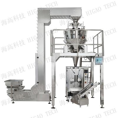 Vertikale Granulat-Verpackungsmaschine Automatische SUS316L-Reis-Snack-Food-Verpackungsmaschine